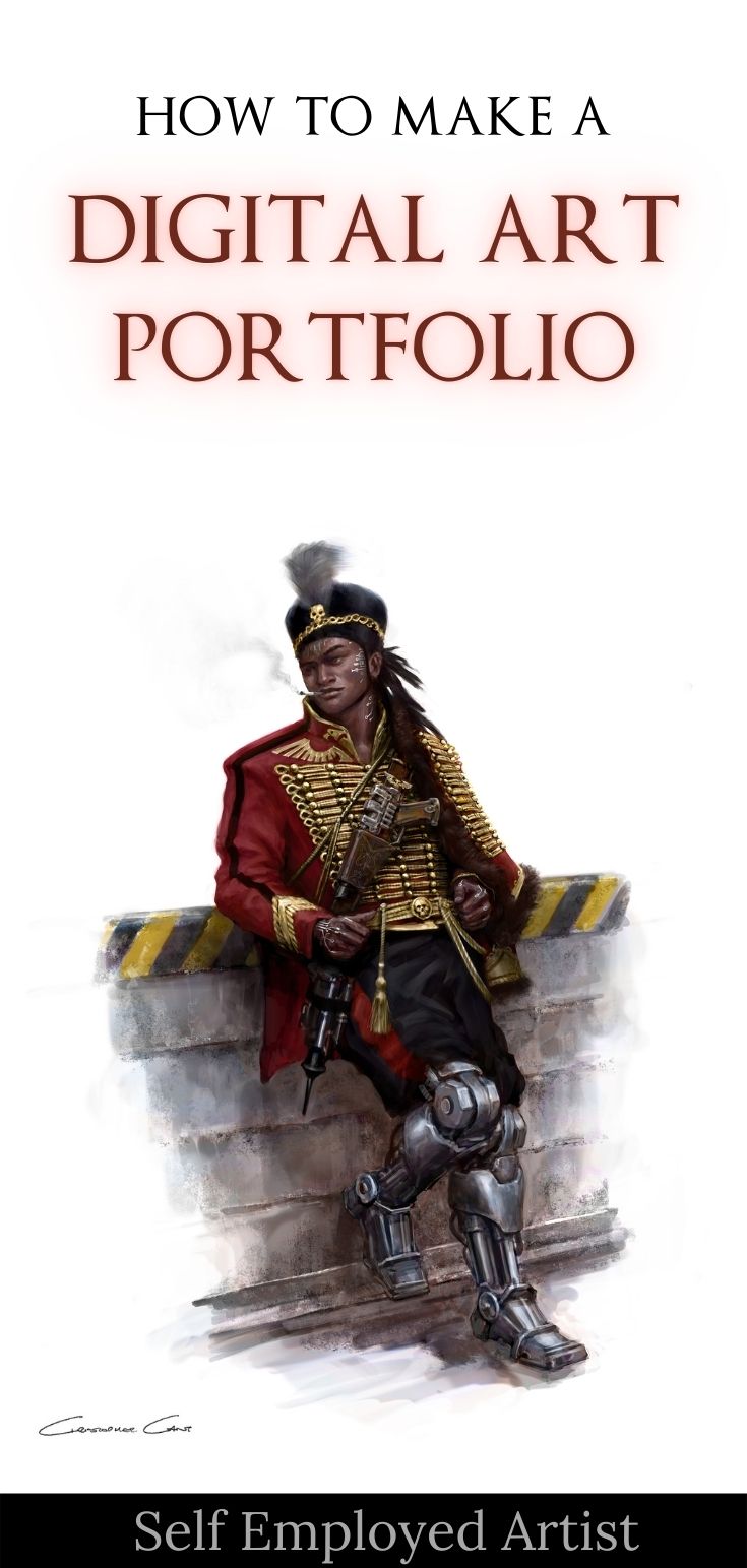 How to Make a Digital Art Portfolio Self Employed Artist